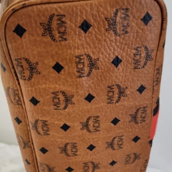 Authentic‼️Please Send To  Poshmark NEW RARE MCM STRIPE Logo Tote
